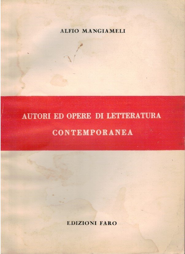 Autori ed opere di letteratura contemporanea