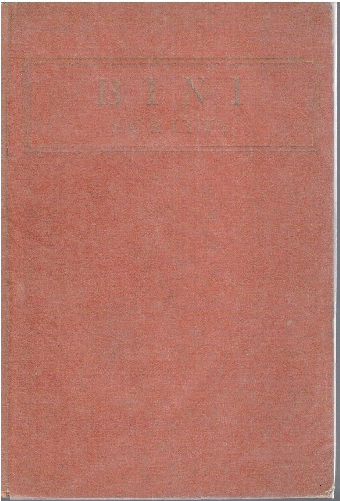 Bini scritti preceduti da un discorso di Giuseppe Mazzini