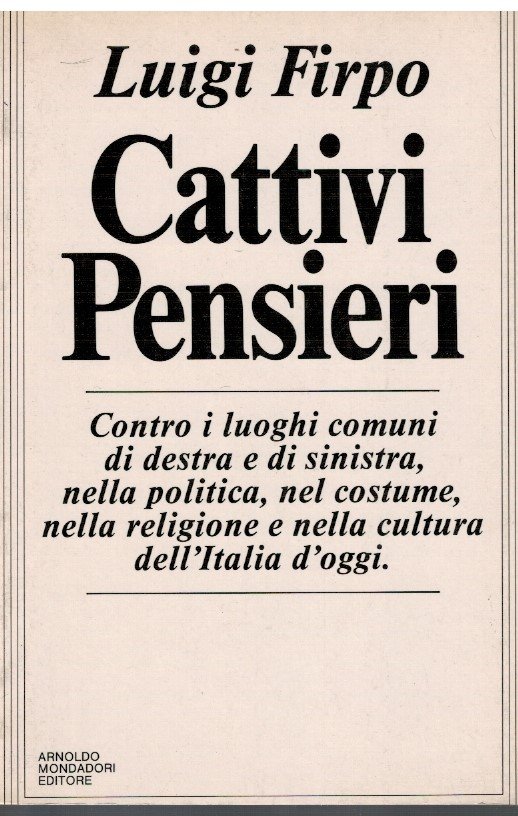 Cattivi pensieri