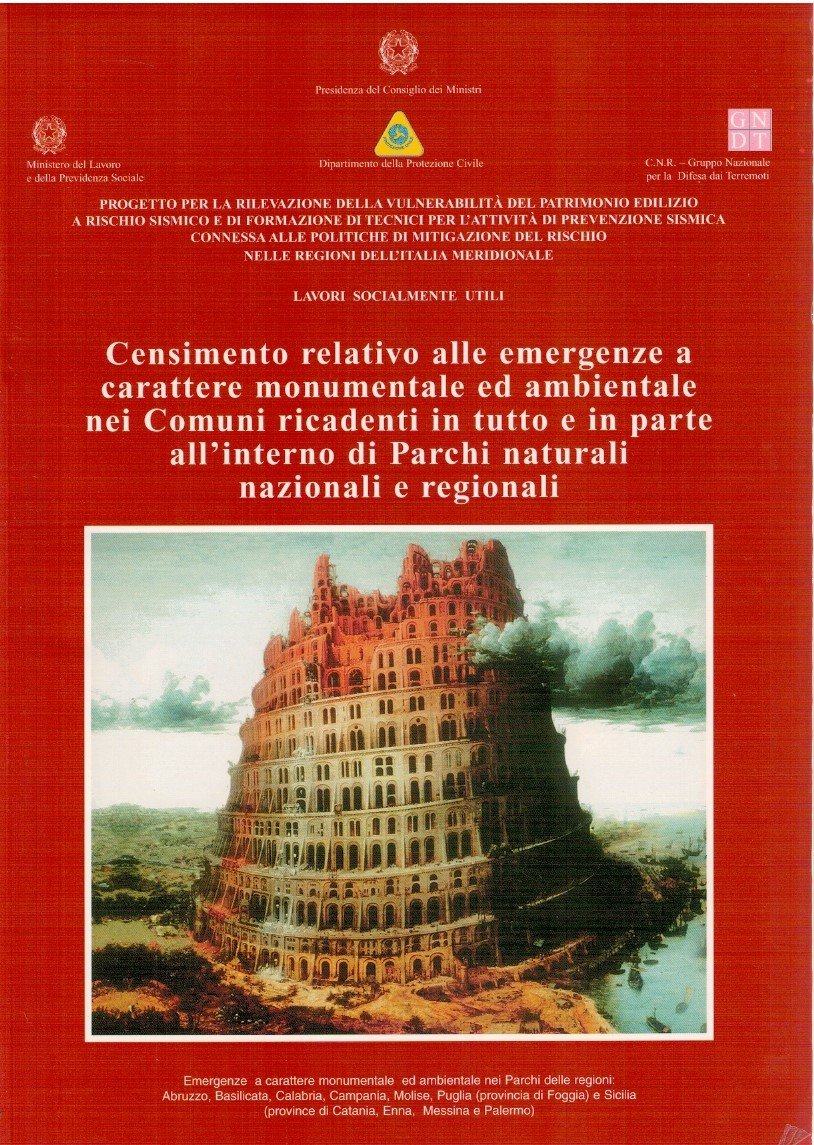 Censimento relativo alle emergenze a carattere monumentale ed ambientale