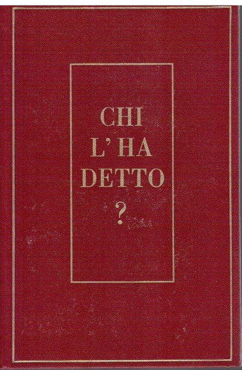 Chi l'ha detto? | Immagine principale