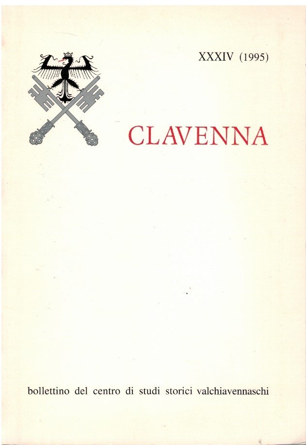 Clavenna XXXIV (1995) Bollettino del centro di studi storici valchiavennaschi