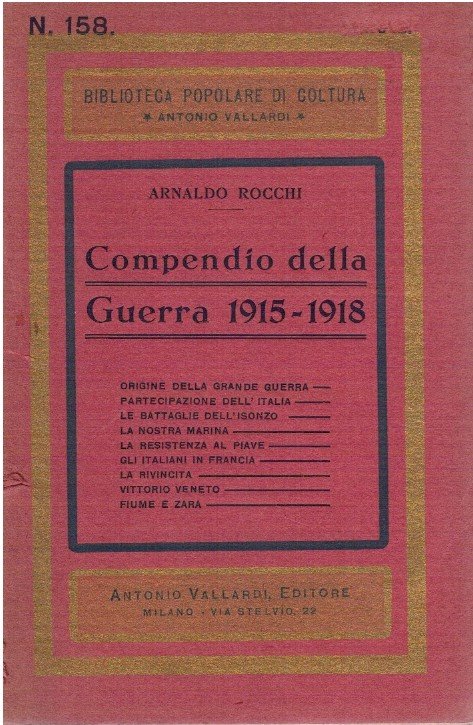 Compendio della guerra 1915-1918