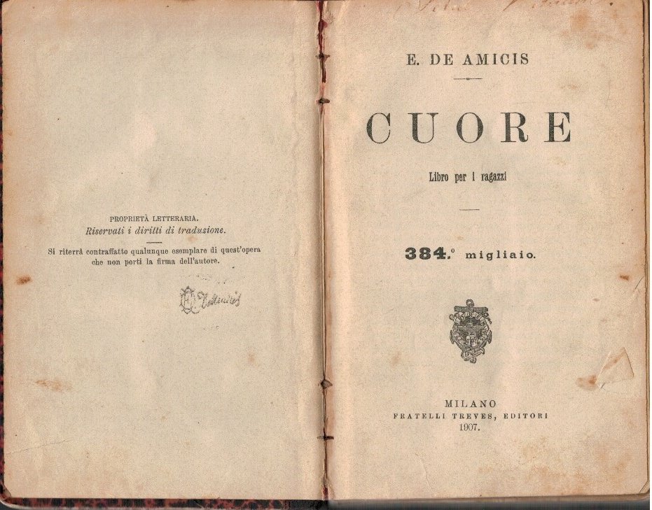 Cuore libro per ragazzi