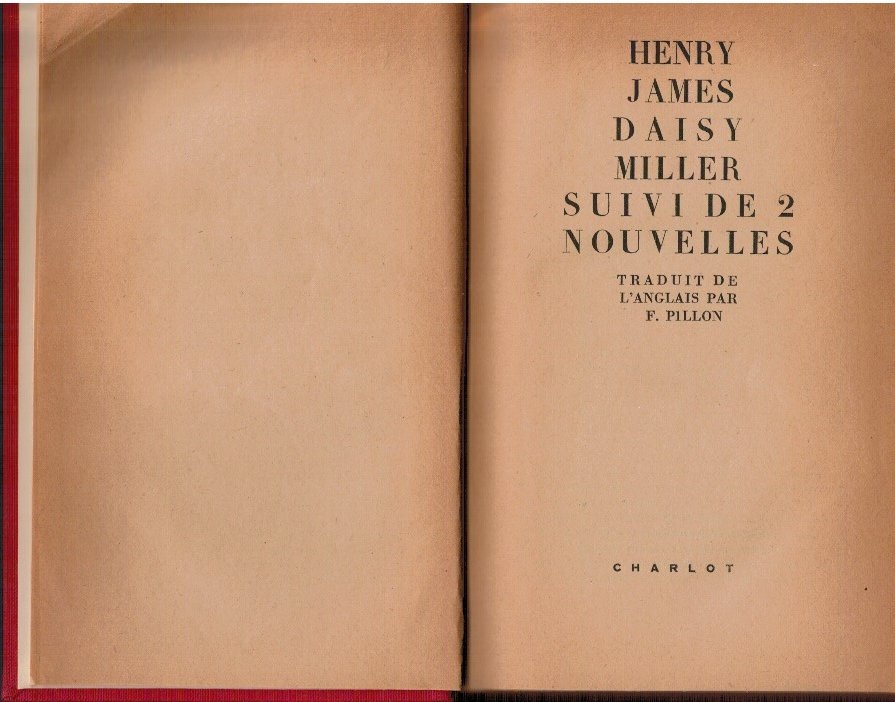 Daisy Miller - Suivi de 2 nouvelles