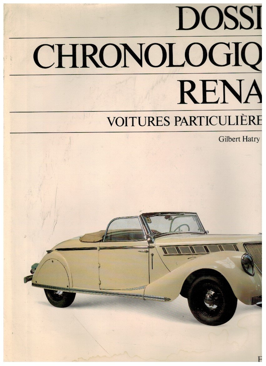 Dossiers chronologiques Renault Voitures Particulieres 1934-1944