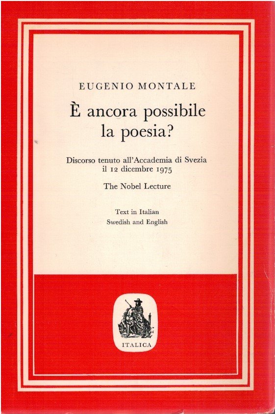 È ancora possibile la poesia? Discorso tenuto all'Accademia di Svezia … | Immagine principale