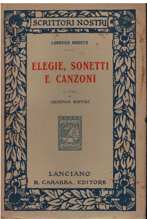 Elegie, sonetti e canzoni