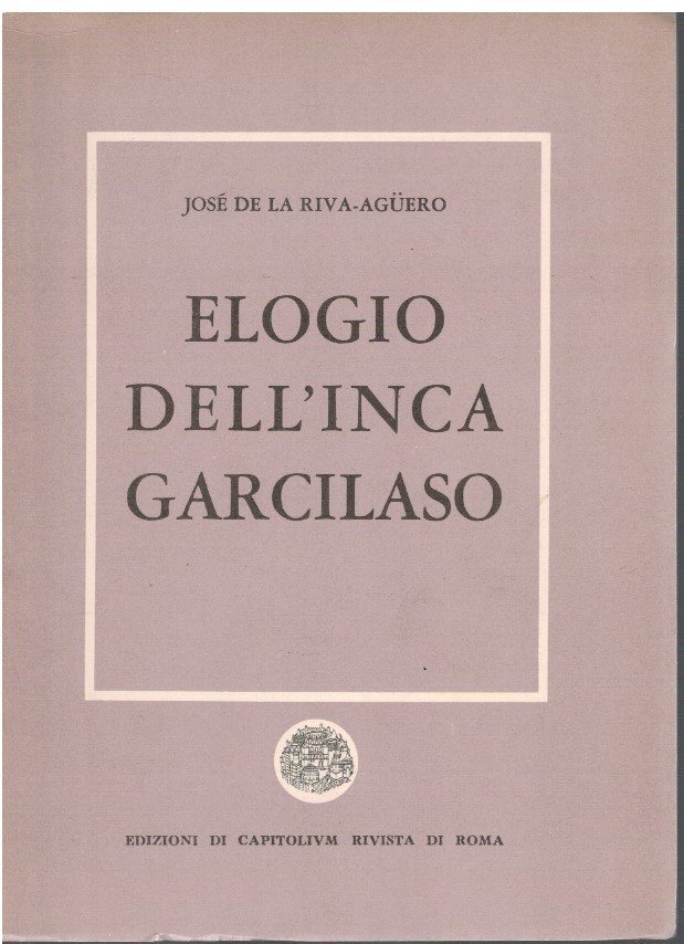 Elogio dell'Inca Garcilaso