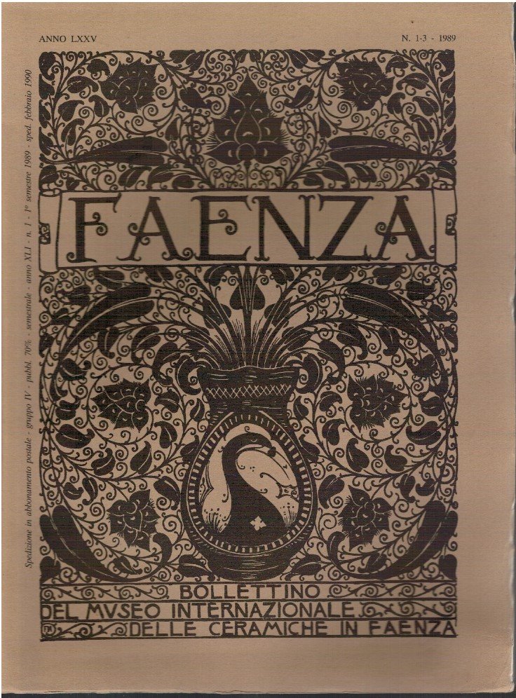 Faenza. Bollettino del museo internazionale delle ceramiche in Faenza | Immagine principale