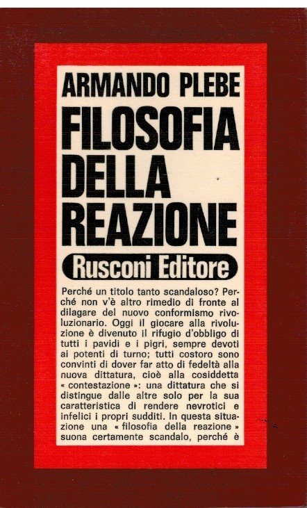 Filosofia della reazione