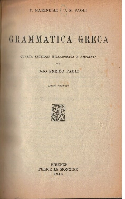 Grammatica greca