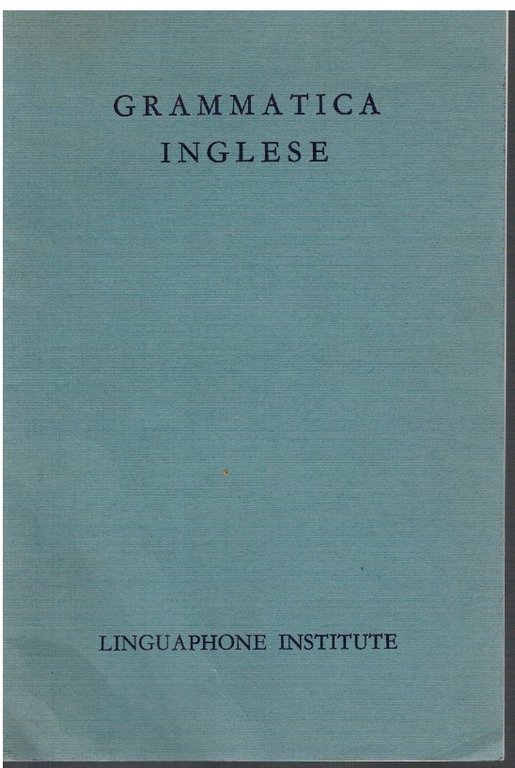 Grammatica inglese
