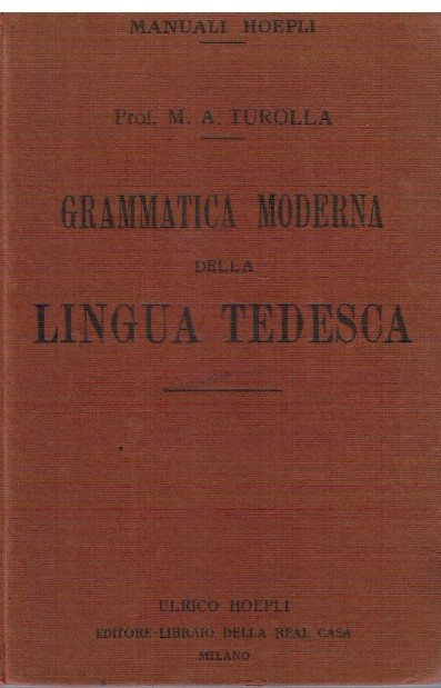 Grammatica moderna della lingua tedesca | Immagine principale