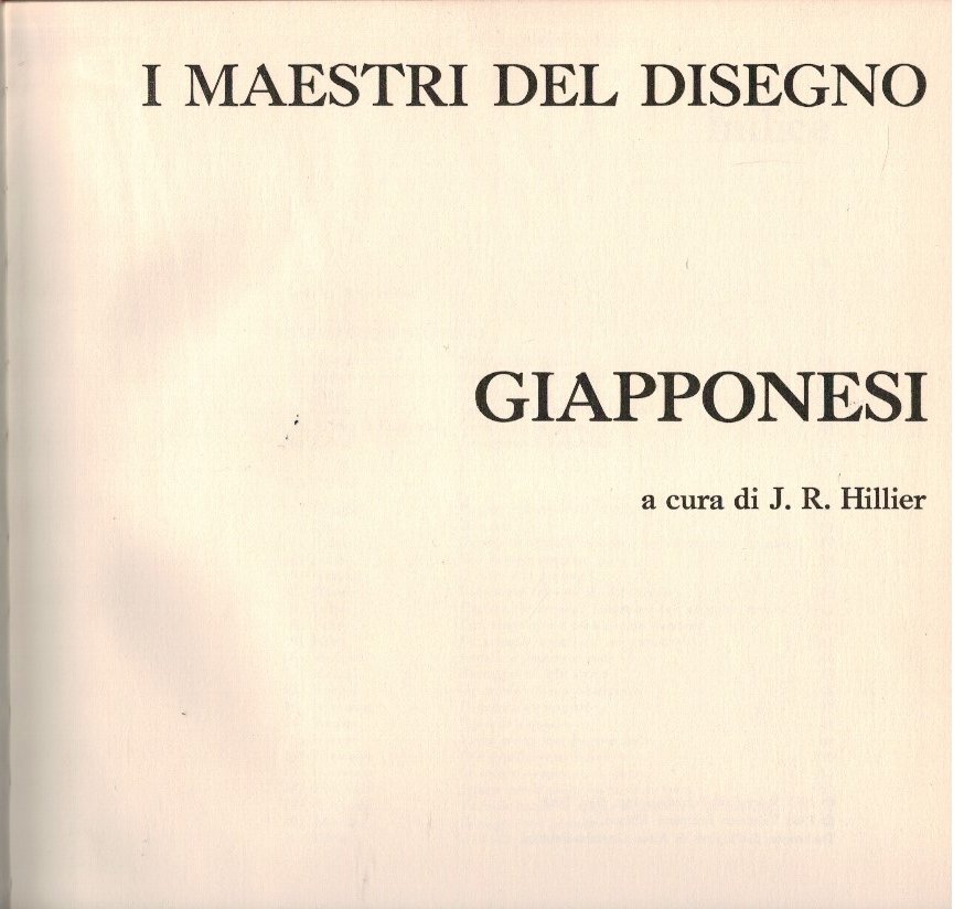 I maestri del disegno Giapponesi