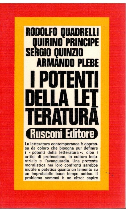 I potenti della letteratura