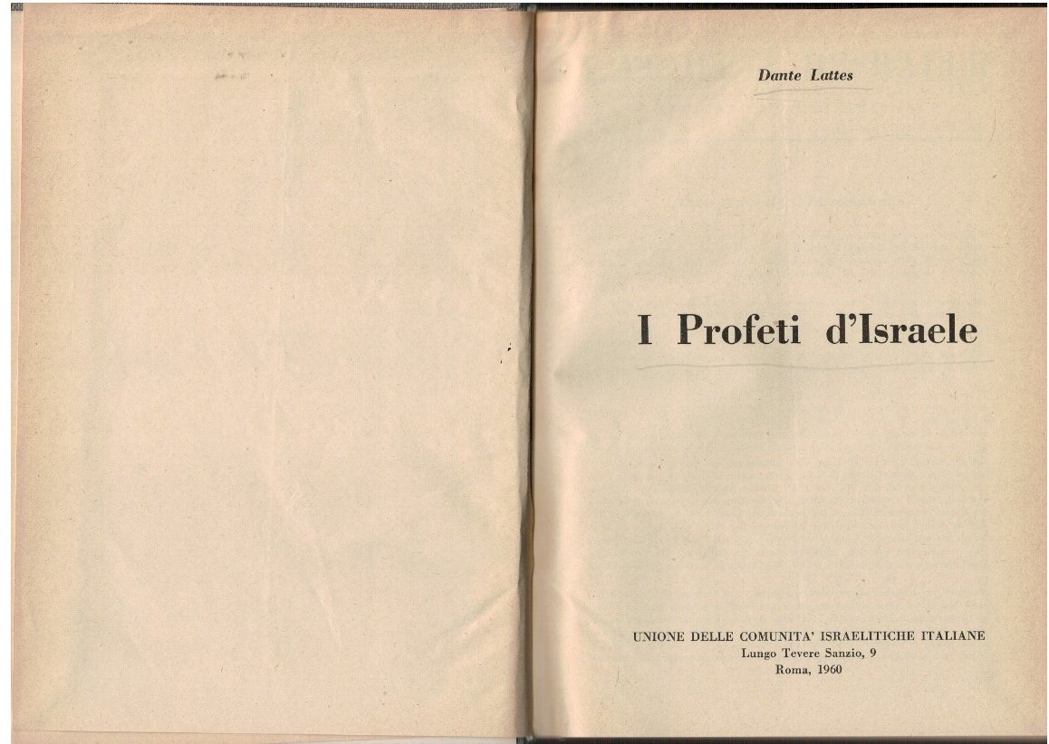 I profeti d'Israele