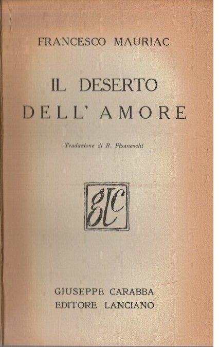 Il deserto dell'amore