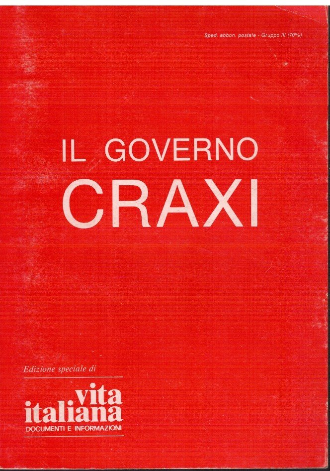 Il governo Craxi
