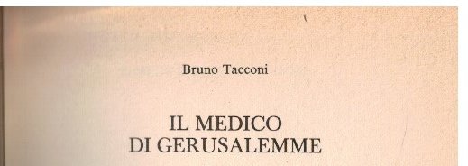 Il medico di Gerusalemme