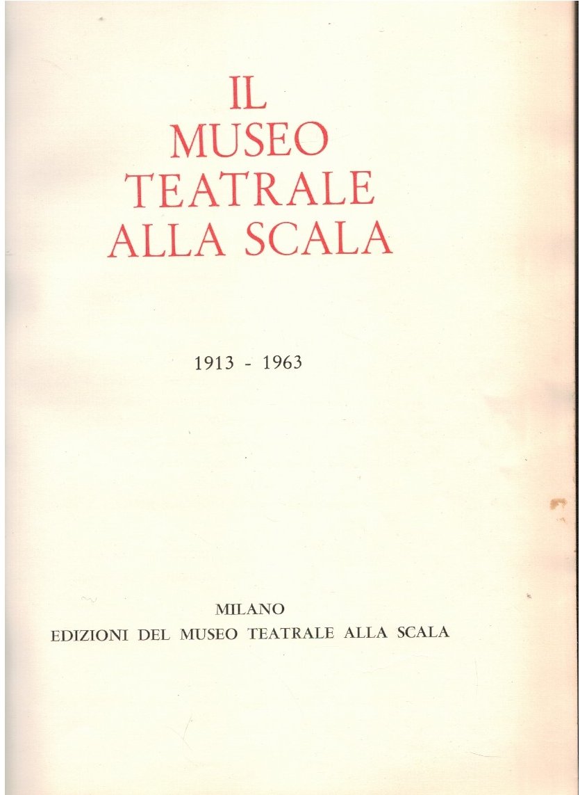 Il museo teatrale alla Scala
