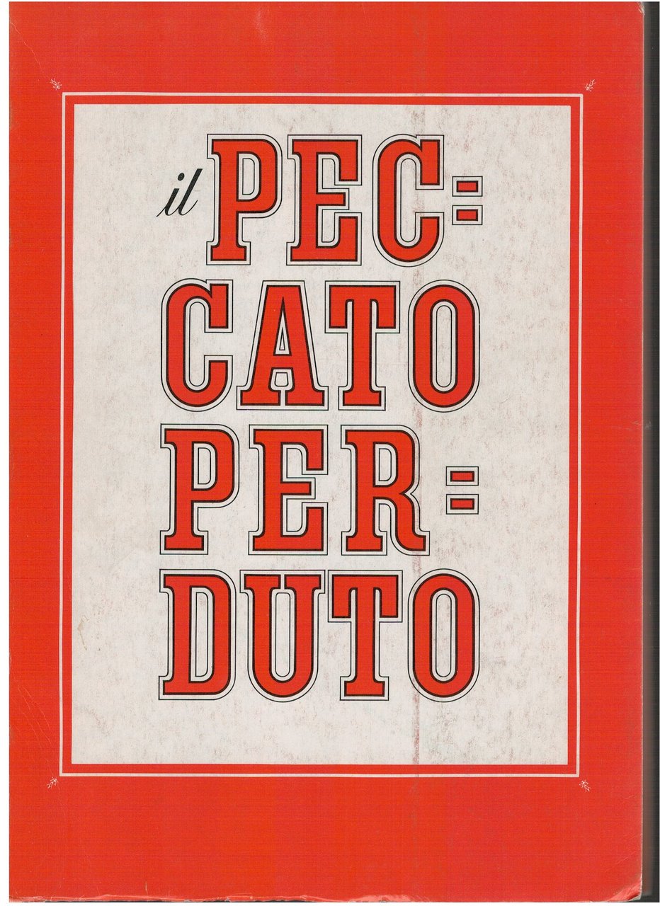 Il peccato perduto