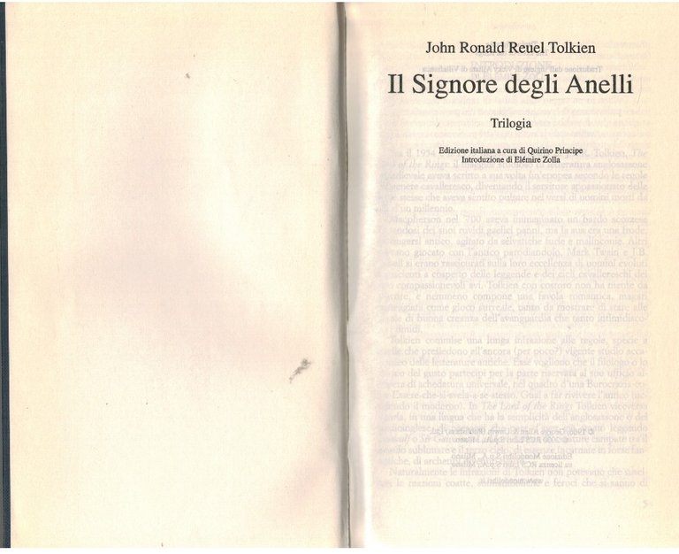 Il signore degli anelli triologia