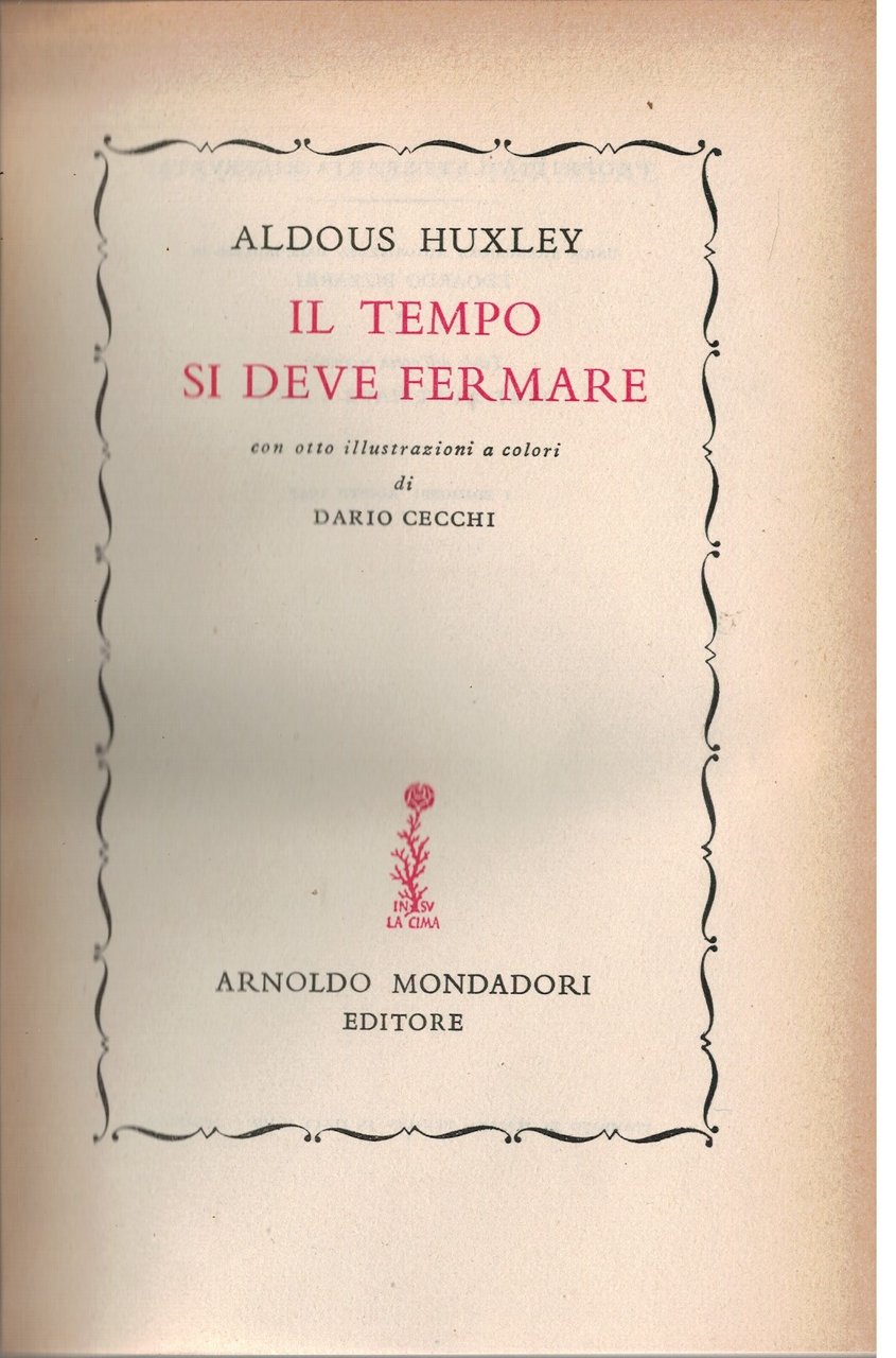 Il tempo si deve fermare