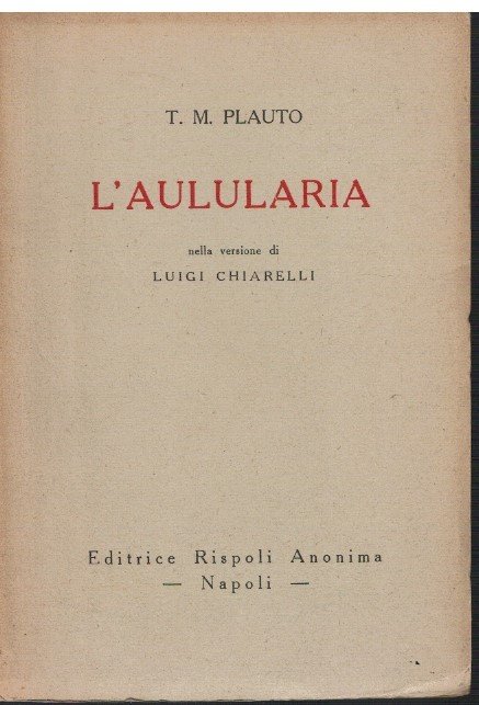 L'aulularia