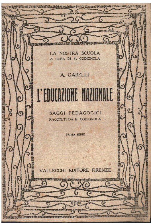 L'educazione nazionale Prima serie