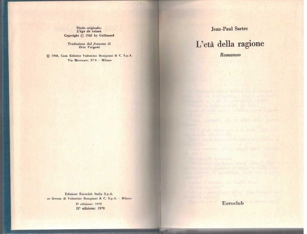 L'età della ragione