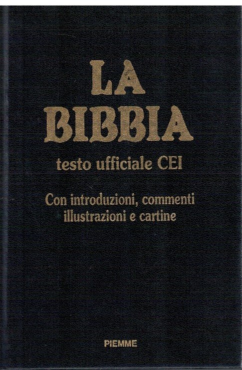 La Bibbia testo ufficiale CEI