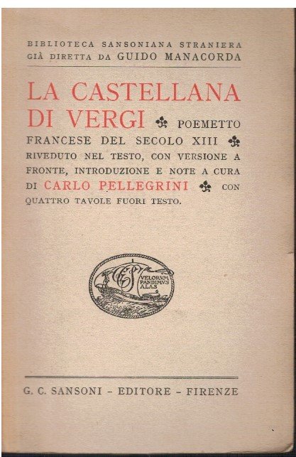 La castellana di Vergi