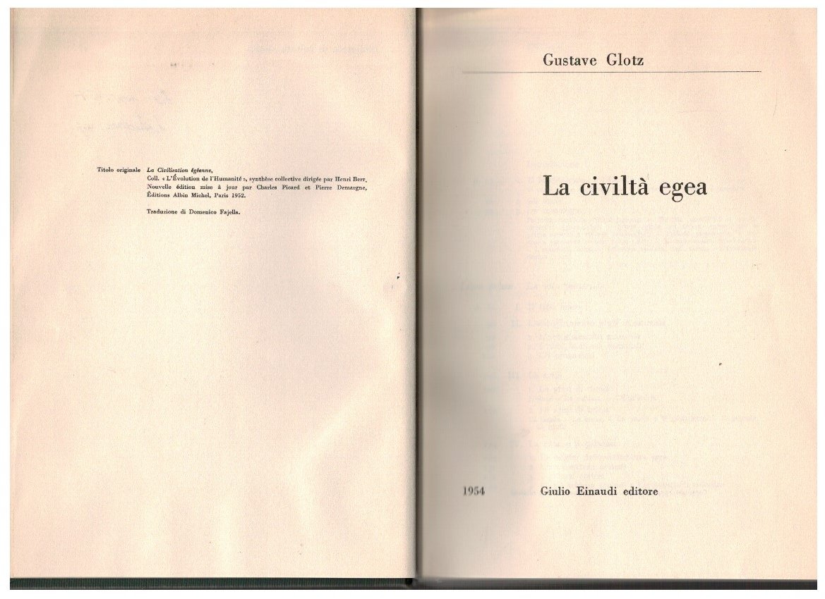 La civiltà egea