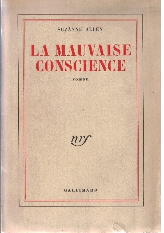 La mauvaise conscience