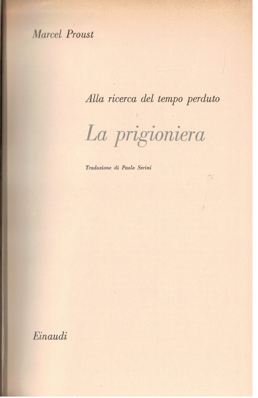 La prigioniera