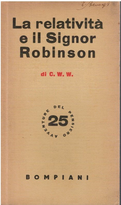 La relatività e il Signor Robinson
