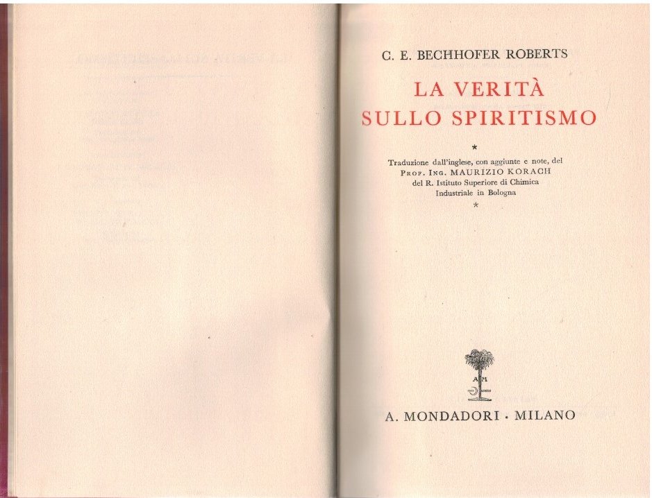 La verità sullo spiritismo