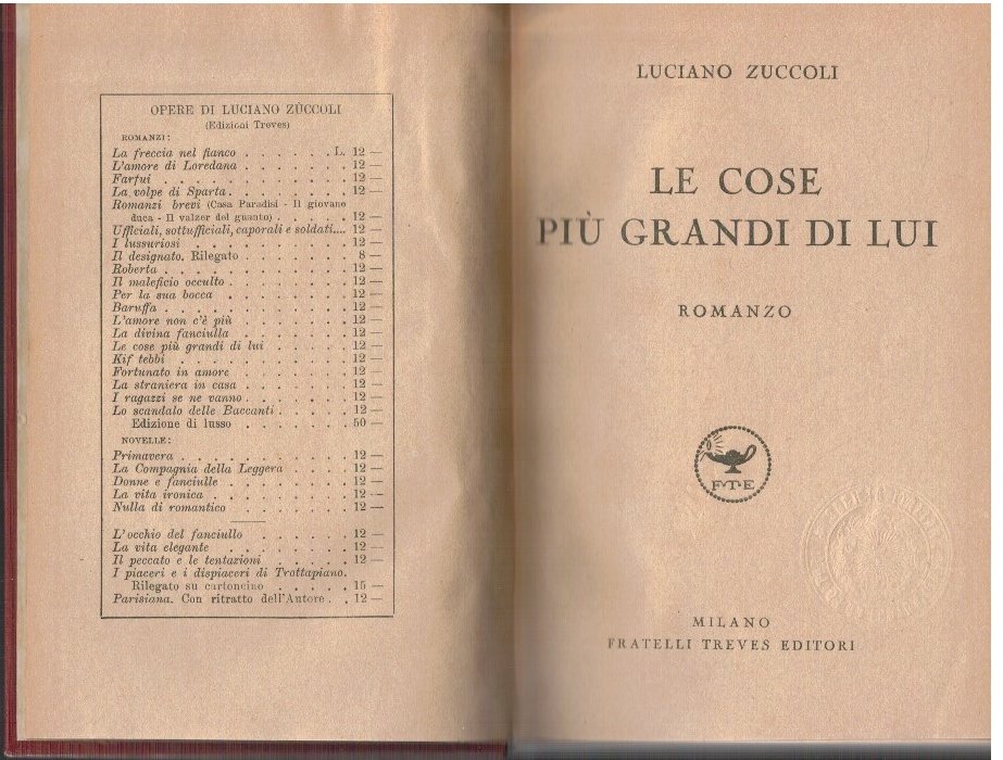 Le cose più grandi di lui