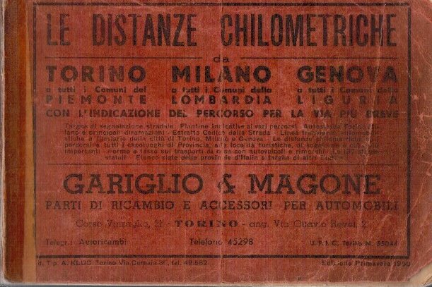 Le distanze chilometriche da Torino Milano Genova