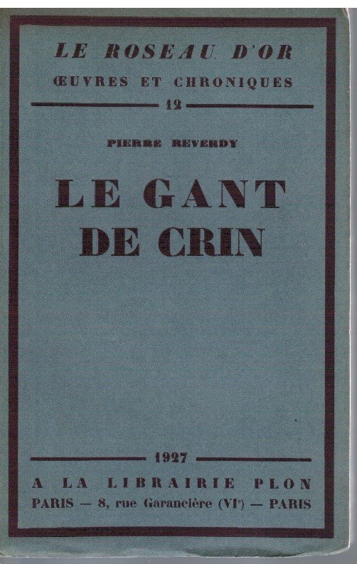 Le gant de crin