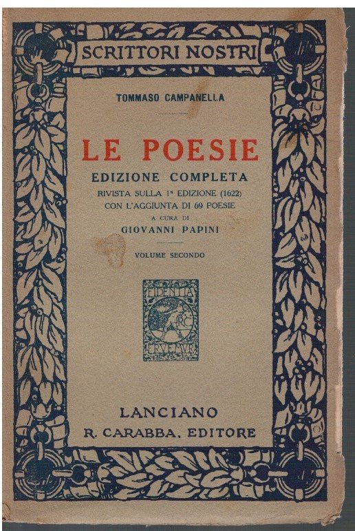 Le poesie Volume Secondo