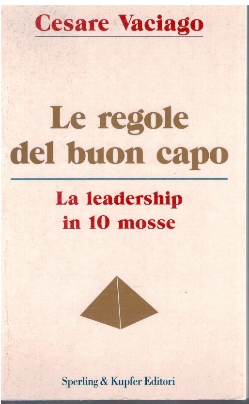 Le regole del buon capo