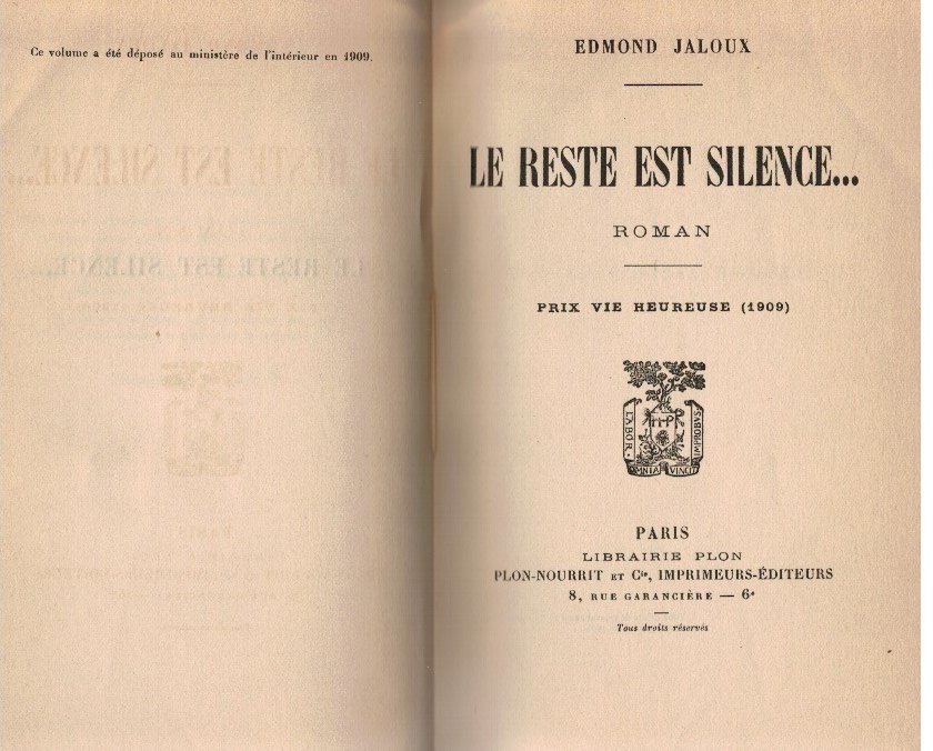 Le reste est silence…