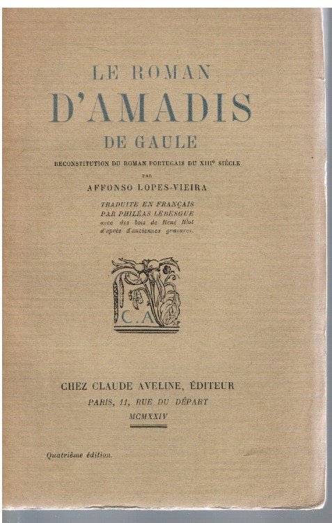 Le roman d'Amadis de Gaule