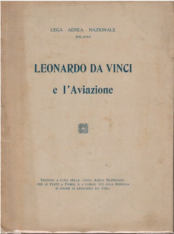 Leonardo Da Vinci e l'aviazione