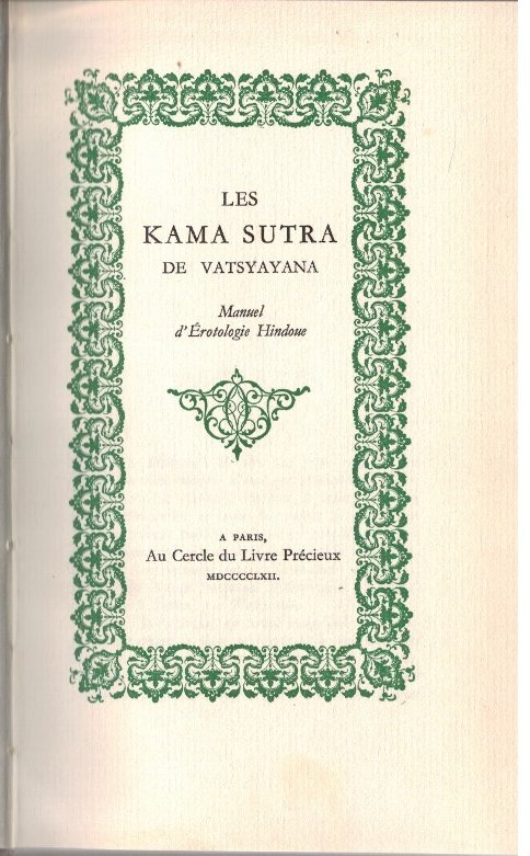 Les Kama Sutra De Vatsyayana