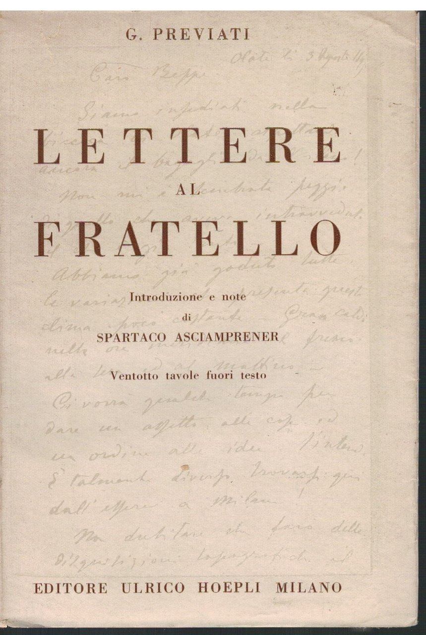 Lettere al fratello