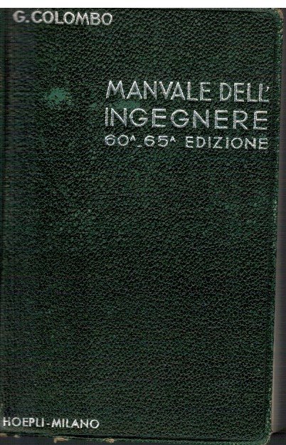 Manuale dell'ingegnere 60-65 edizione