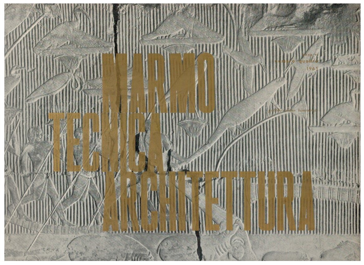 Marmo tecnica architettura numero quattro anno VI | Immagine principale